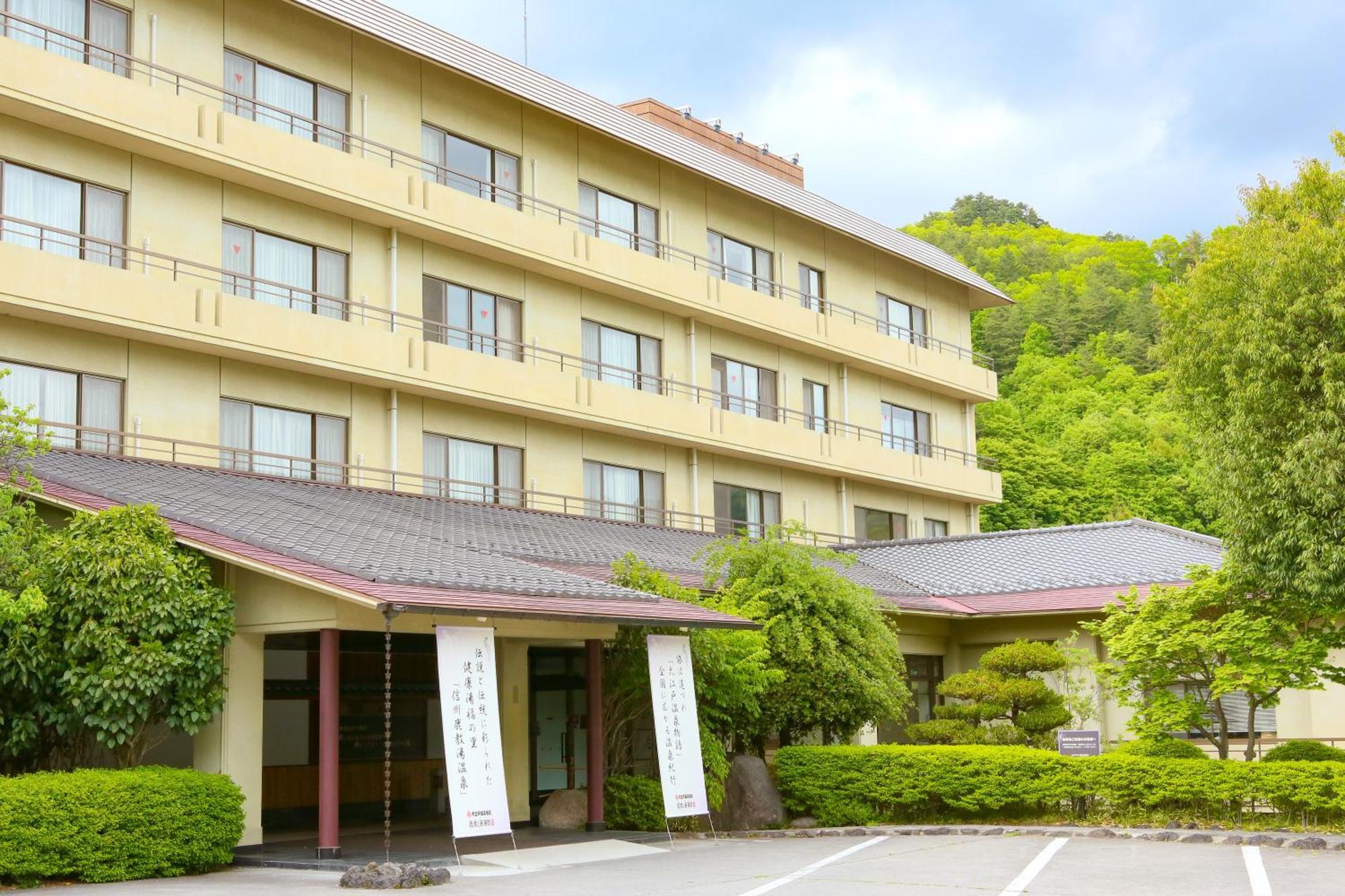 Hotel Ooedo Onsen Monogatari Shinshu Kakeyu Ueda Esterno foto